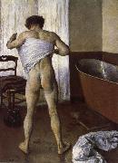 Gustave Caillebotte The man in the bath oil painting artist